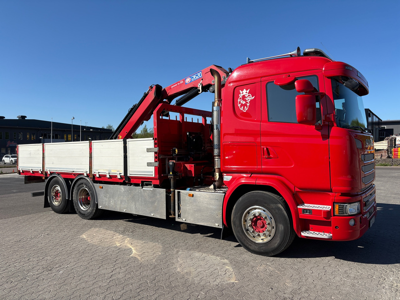 Scania G450LB6X2 - Vinçli kamyon: fotoğraf 1 Scania G450LB6X2 - Vinçli kamyon: fotoğraf 1