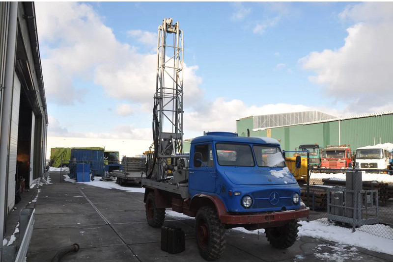 Burgu makinesi Unimog Mercedes S 404 boormachine Bomag: fotoğraf 8