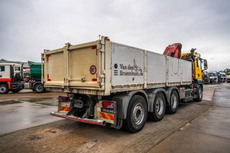 Damperli kamyon, Vinçli kamyon MAN TGS 32.400 BL + Fassi 245A/5x: fotoğraf 9