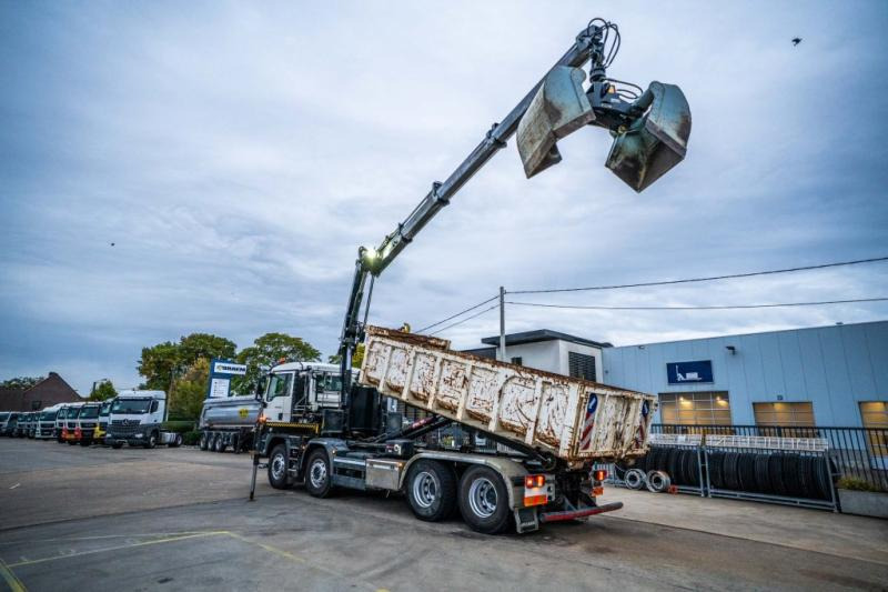 MAN TGS 32.420 BL + HIAB X-HIDUO 188/3x - Kancalı yükleyici kamyon, Vinçli kamyon: fotoğraf 5 MAN TGS 32.420 BL + HIAB X-HIDUO 188/3x - Kancalı yükleyici kamyon, Vinçli kamyon: fotoğraf 5