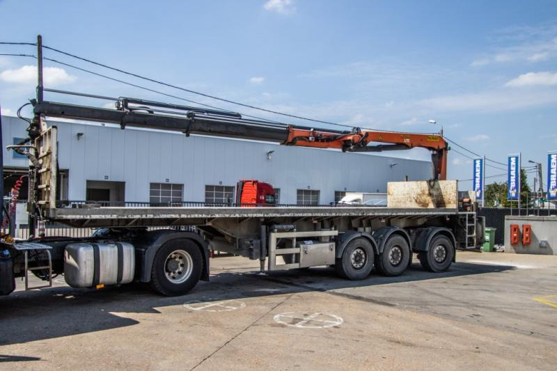 SYSTEM TRAILER CRANE/KRAN/GRUE-PALFINGER 24T/M+3EXT - Açık/ Sal dorse: fotoğraf 1 SYSTEM TRAILER CRANE/KRAN/GRUE-PALFINGER 24T/M+3EXT - Açık/ Sal dorse: fotoğraf 1