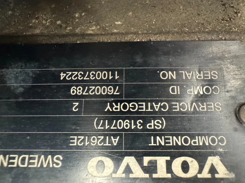 Volvo AT2612E, AT2612F,ATO3112F, AT2612D - Vites kutusu: fotoğraf 2 Volvo AT2612E, AT2612F,ATO3112F, AT2612D - Vites kutusu: fotoğraf 2