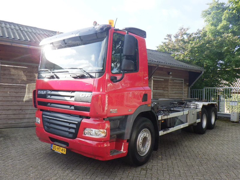 DAF CF 85 410 Euro 5 / Manual / Blad-Lucht / Boogie - Liftas / HTS Kabel / 9 T vooras / Airco - Kablo sistemli kamyon: fotoğraf 1 DAF CF 85 410 Euro 5 / Manual / Blad-Lucht / Boogie - Liftas / HTS Kabel / 9 T vooras / Airco - Kablo sistemli kamyon: fotoğraf 1