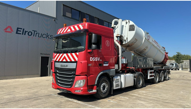 DAF XF 460 (17500L / IPSAM VACUUM + HIGH PRESSURE / BELGIAN TRUCK + TRAILER / TOP CONDITION) - Vidanjör: fotoğraf 1 DAF XF 460 (17500L / IPSAM VACUUM + HIGH PRESSURE / BELGIAN TRUCK + TRAILER / TOP CONDITION) - Vidanjör: fotoğraf 1