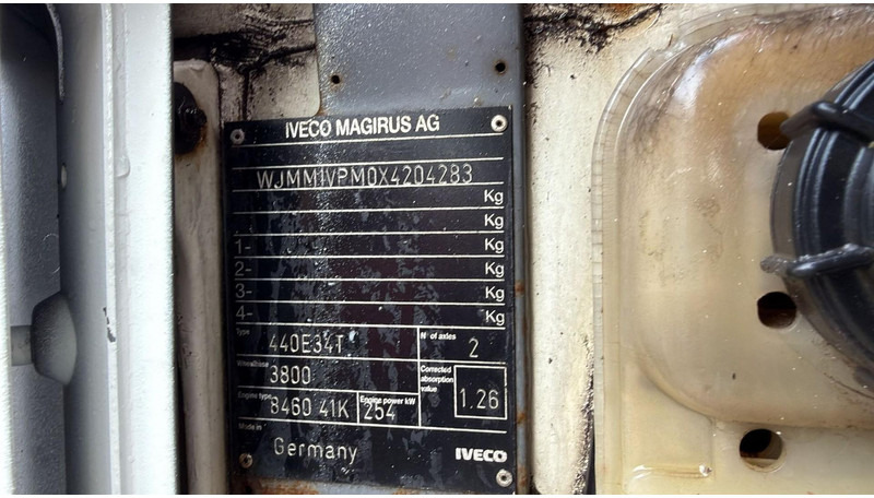 Damperli kamyon Iveco Eurotech 190 E 34 (POMPE MANUELLE / BOITE MANUELLE / MANUAL PUMP / FULL STEEL SUSP. / LAMES): fotoğraf 15 Damperli kamyon Iveco Eurotech 190 E 34 (POMPE MANUELLE / BOITE MANUELLE / MANUAL PUMP / FULL STEEL SUSP. / LAMES): fotoğraf 15