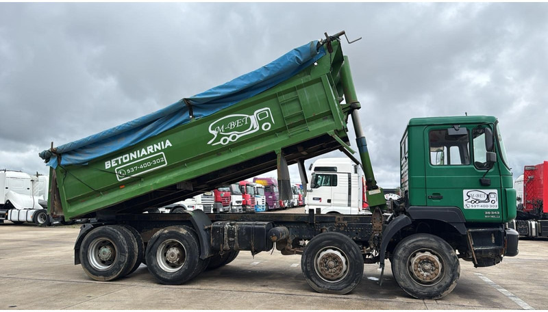 MAN 35.343 (LAMES / STEEL SUSP. / 8X4 / GRAND PONT / BIG AXLE) - Damperli kamyon: fotoğraf 3 MAN 35.343 (LAMES / STEEL SUSP. / 8X4 / GRAND PONT / BIG AXLE) - Damperli kamyon: fotoğraf 3