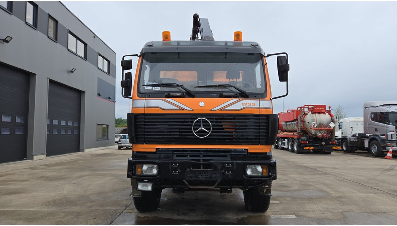 Mercedes-Benz SK 1735 (V8 2X TURBO / 4X4 / PARFAIT ETAT !!!! / GRUE / LAMES / GRAND PONT / TOP CONDITION !!!) - Damperli kamyon, Vinçli kamyon: fotoğraf 2 Mercedes-Benz SK 1735 (V8 2X TURBO / 4X4 / PARFAIT ETAT !!!! / GRUE / LAMES / GRAND PONT / TOP CONDITION !!!) - Damperli kamyon, Vinçli kamyon: fotoğraf 2