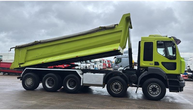 Renault KERAX 420 (10X4 / 43 TONNES !! / LAMES / GRAND PONT / STEEL SUSP. / MANUAL GEARBOX / BOITE MANUELLE) - Damperli kamyon: fotoğraf 3 Renault KERAX 420 (10X4 / 43 TONNES !! / LAMES / GRAND PONT / STEEL SUSP. / MANUAL GEARBOX / BOITE MANUELLE) - Damperli kamyon: fotoğraf 3