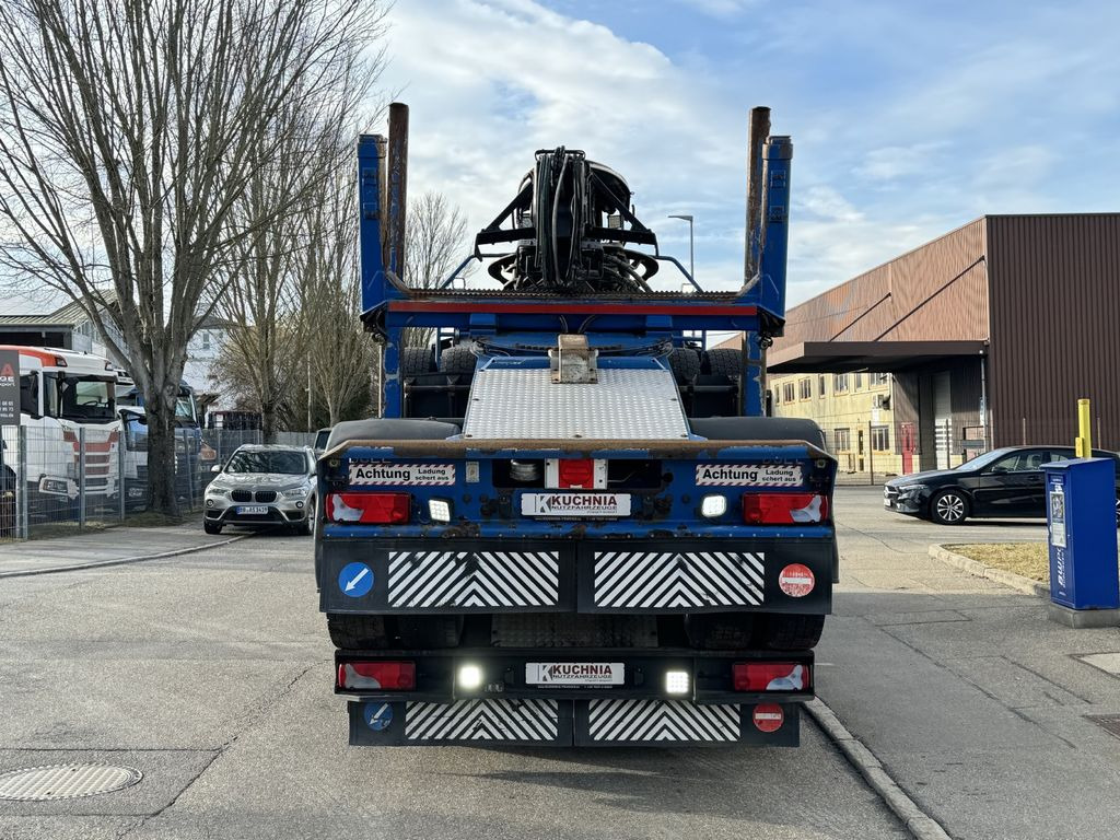 Tomruk kamyonu, Vinçli kamyon MAN TGS 26.480 6x4 BB Langholz+DOLL M114 LogliftF251: fotoğraf 8