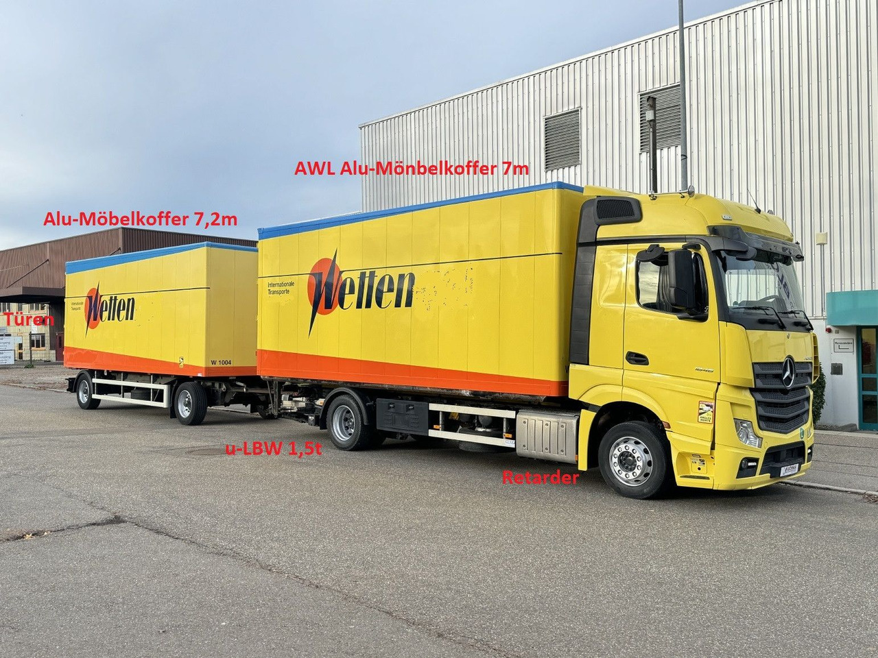 Mercedes-Benz Actros 1848 LL Gr.Haus AWL-Möbelkoffer uLBW - Kapalı kasa kamyon: fotoğraf 1 Mercedes-Benz Actros 1848 LL Gr.Haus AWL-Möbelkoffer uLBW - Kapalı kasa kamyon: fotoğraf 1
