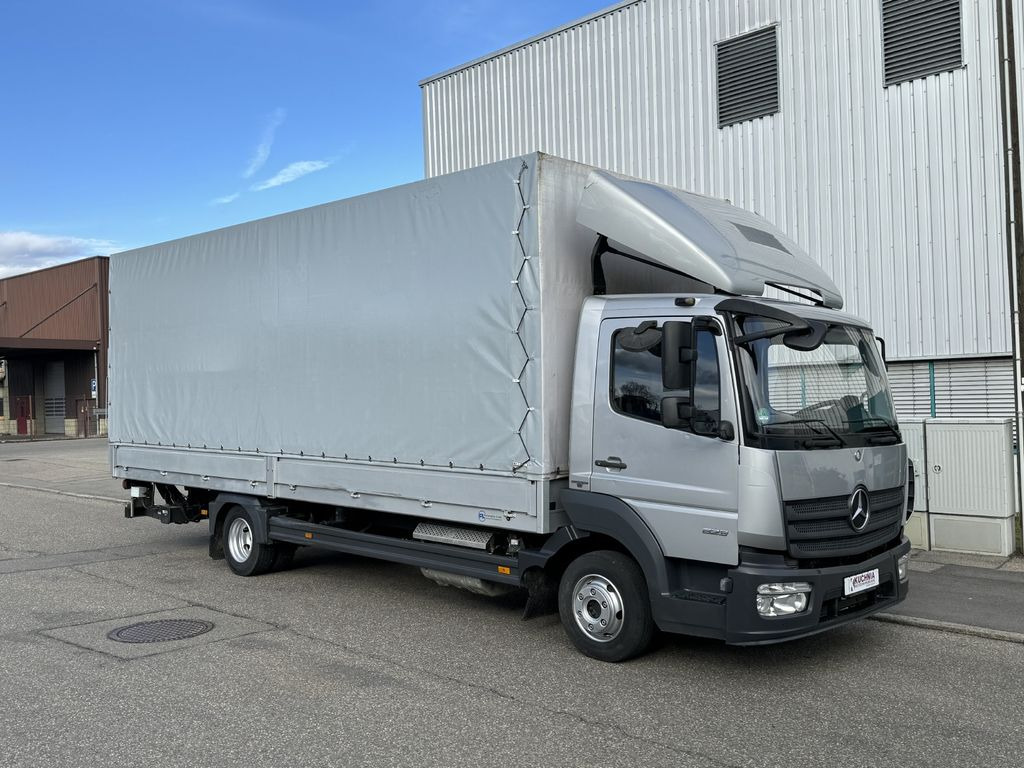 Mercedes-Benz Atego 823L Pritsche 7,2m LBW Klima Automatik - Tenteli kamyonet: fotoğraf 1 Mercedes-Benz Atego 823L Pritsche 7,2m LBW Klima Automatik - Tenteli kamyonet: fotoğraf 1