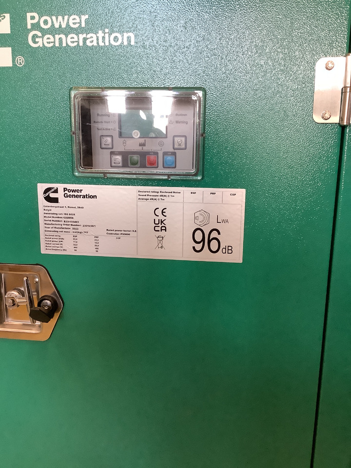 Cummins C22D5Q. 22KVA Generator. Brand new. - Elektrikli jeneratör: fotoğraf 5 Cummins C22D5Q. 22KVA Generator. Brand new. - Elektrikli jeneratör: fotoğraf 5