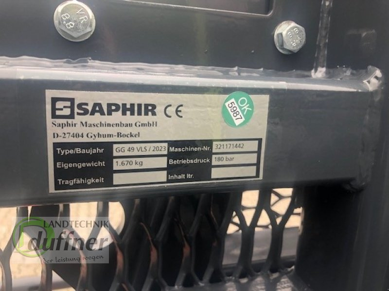 Saphir GG 49 VLS - Silaj ekipmanları: fotoğraf 5 Saphir GG 49 VLS - Silaj ekipmanları: fotoğraf 5