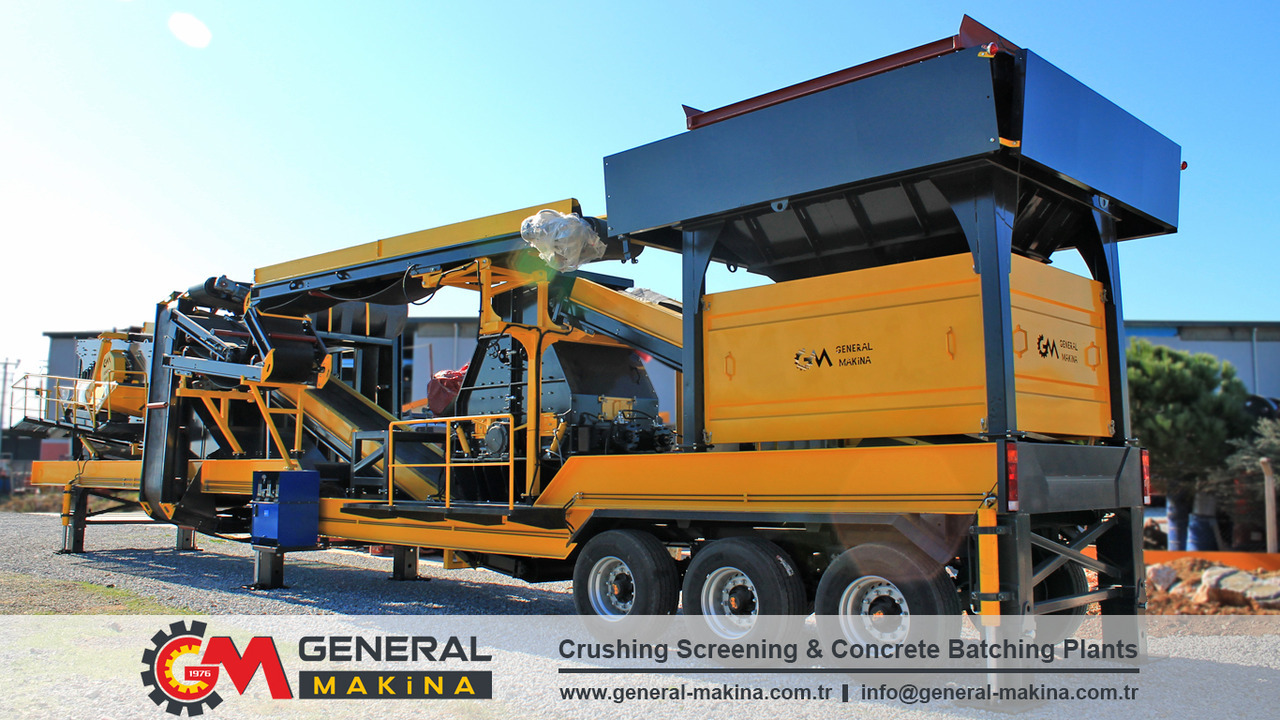 General Makina Mobile Sand Machine - Mobil konkasör tesisi: fotoğraf 2 General Makina Mobile Sand Machine - Mobil konkasör tesisi: fotoğraf 2