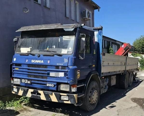 Scania 93 Carne - Vinçli kamyon: fotoğraf 1 Scania 93 Carne - Vinçli kamyon: fotoğraf 1