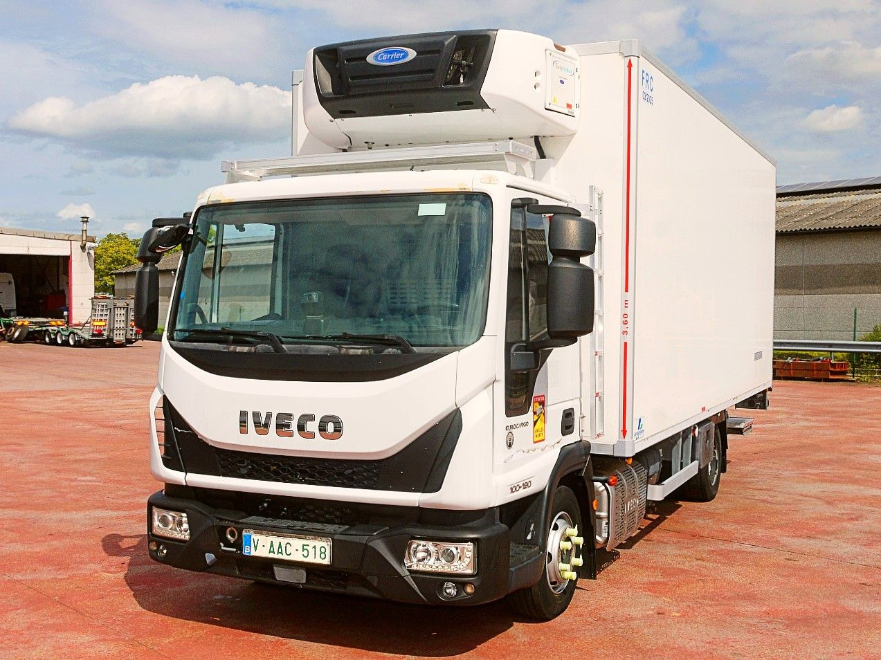 Iveco 100E19 KUHLKOFFER CARRIER SUPRA 550 luft fed A/C - Refrijeratör kamyon: fotoğraf 5 Iveco 100E19 KUHLKOFFER CARRIER SUPRA 550 luft fed A/C - Refrijeratör kamyon: fotoğraf 5