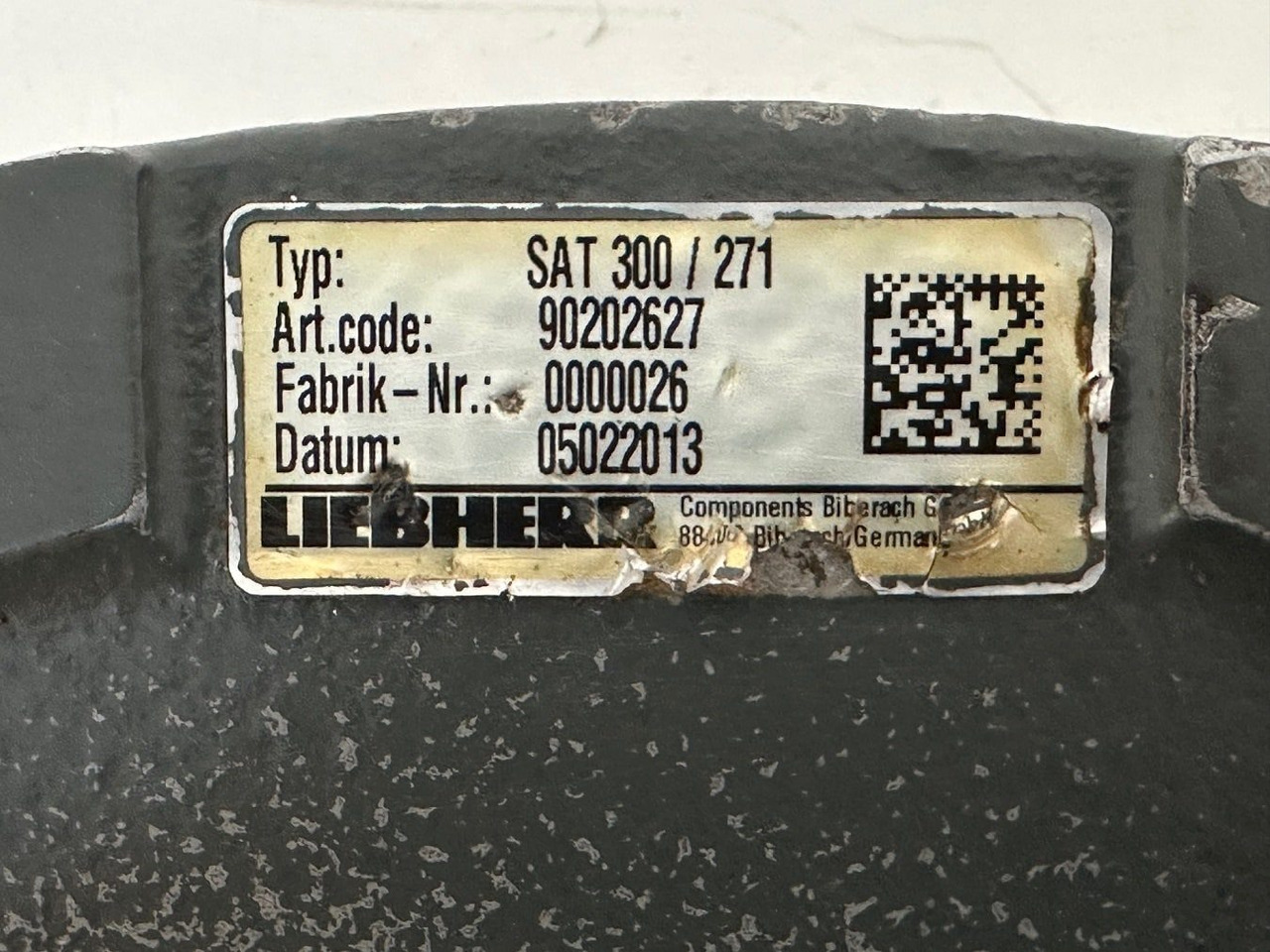 Dönüş motoru - İş makinaları Liebherr Bremse ID-Nr.90006564.  SAT300/271 - SAT300/288.  R936 LC, R936 LC-V, R936 LCV, R936 NLC, R950 T.  #BR.026#: fotoğraf 14