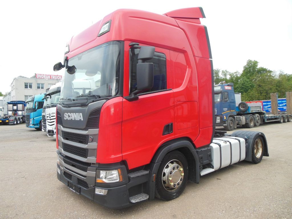 Scania R450 LOWDECK, RETARDER, STANDKLIMA, VOLL LUFT Scania R450 LOWDECK, RETARDER, STANDKLIMA, VOLL LUFT - Çekici: fotoğraf 1 Scania R450 LOWDECK, RETARDER, STANDKLIMA, VOLL LUFT Scania R450 LOWDECK, RETARDER, STANDKLIMA, VOLL LUFT - Çekici: fotoğraf 1