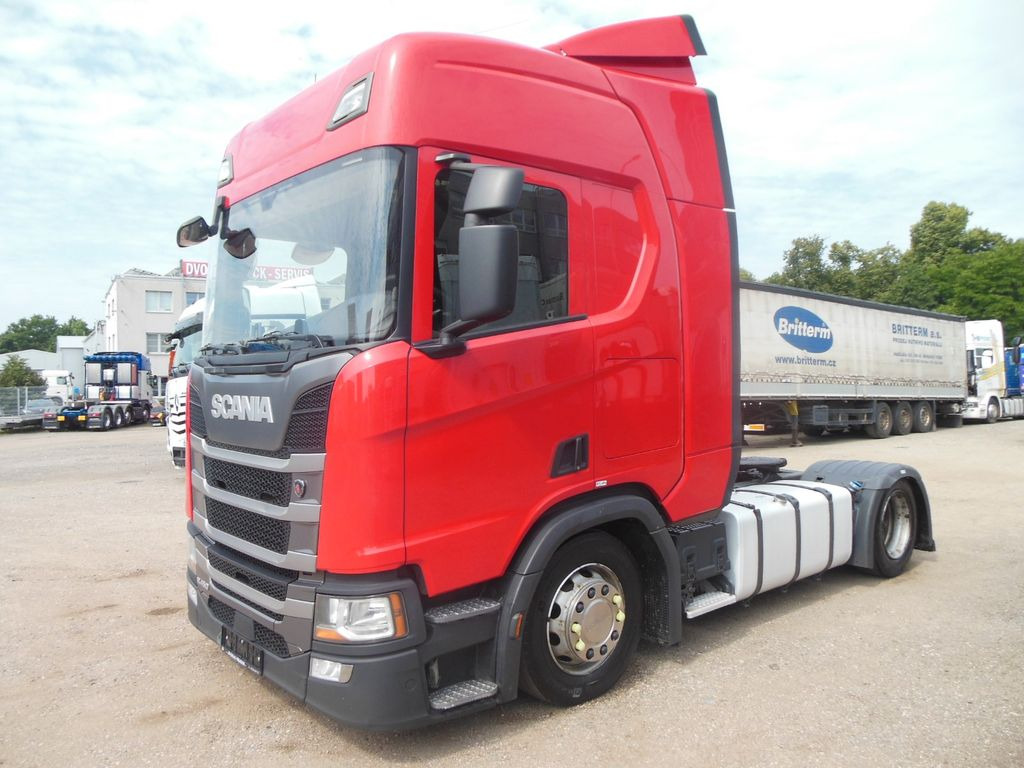 Scania R450 LOWDECK, RETARDER, STANDKLIMA, VOLL LUFT Scania R450 LOWDECK, RETARDER, STANDKLIMA, VOLL LUFT - Çekici: fotoğraf 1 Scania R450 LOWDECK, RETARDER, STANDKLIMA, VOLL LUFT Scania R450 LOWDECK, RETARDER, STANDKLIMA, VOLL LUFT - Çekici: fotoğraf 1