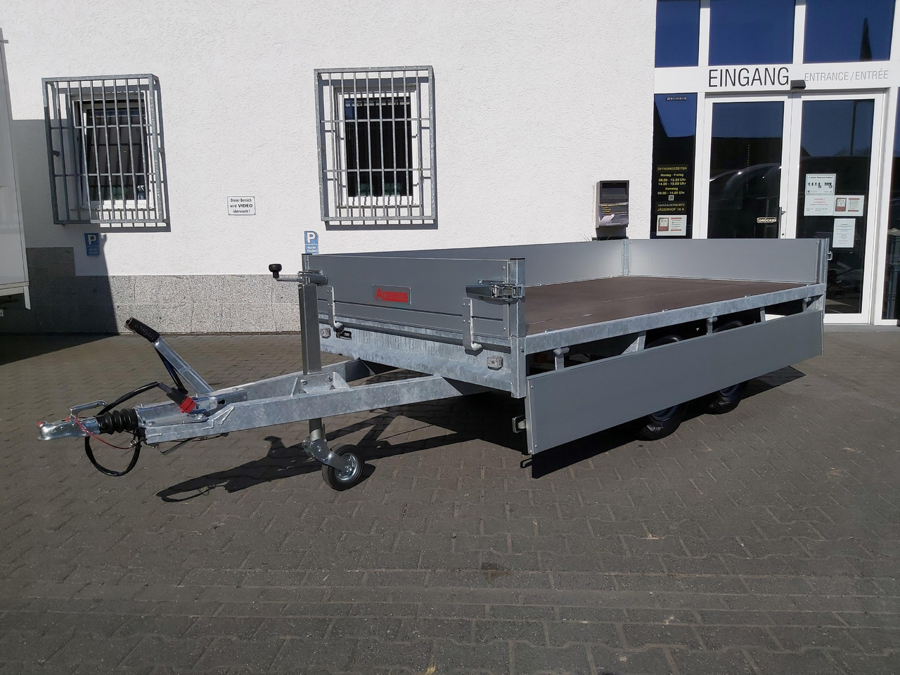 Anssems Hochlader PSX - S 2000 305x153x30cm (M) 2000kg - Platform/ Açık kasa römork: fotoğraf 2 Anssems Hochlader PSX - S 2000 305x153x30cm (M) 2000kg - Platform/ Açık kasa römork: fotoğraf 2