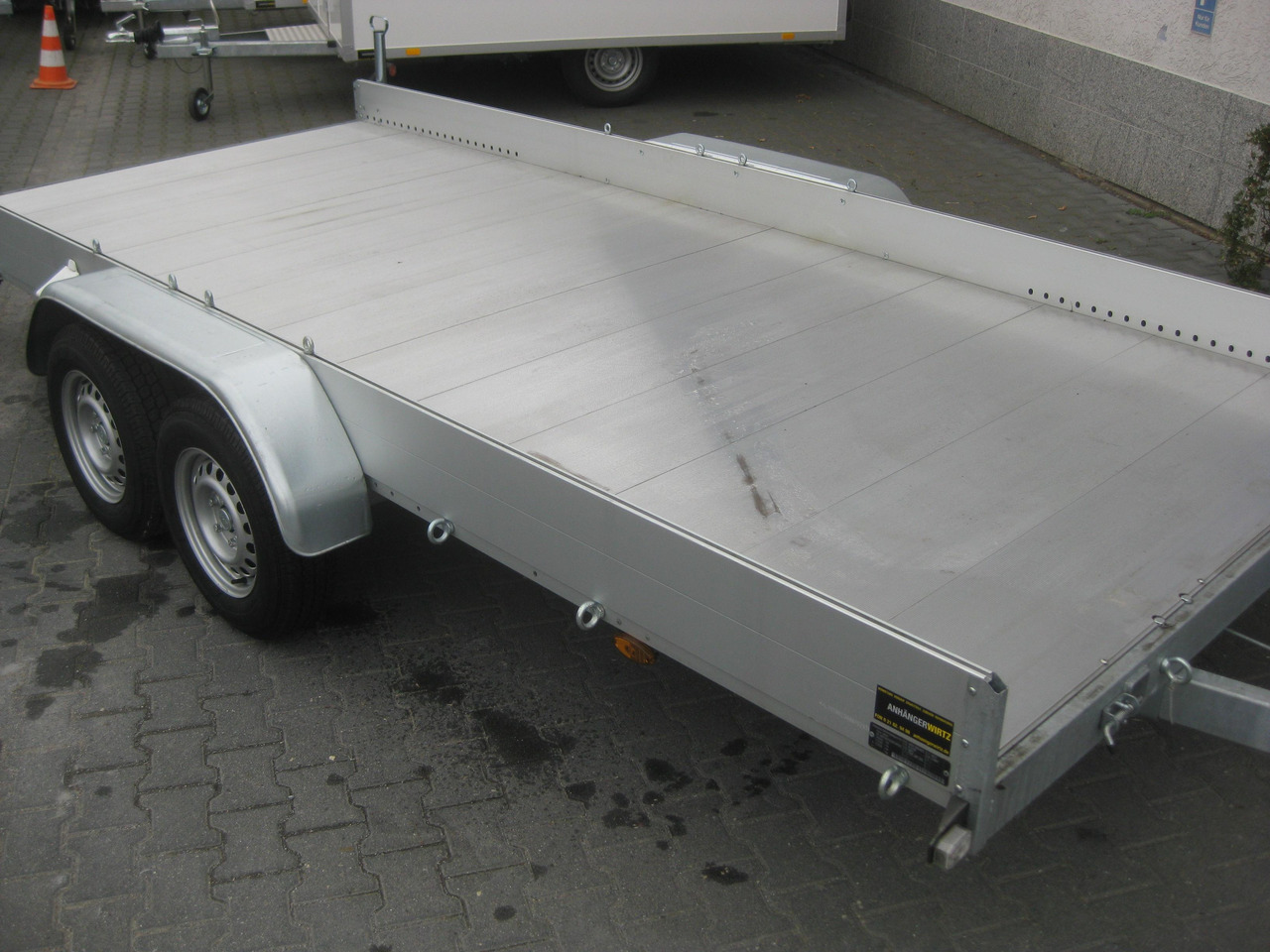 Anssems Transporter AMT 2500 440x190x18cm Aluboden Alurampen Seilwinde 2500kg Modell 22 - Platform/ Açık kasa römork: fotoğraf 3 Anssems Transporter AMT 2500 440x190x18cm Aluboden Alurampen Seilwinde 2500kg Modell 22 - Platform/ Açık kasa römork: fotoğraf 3