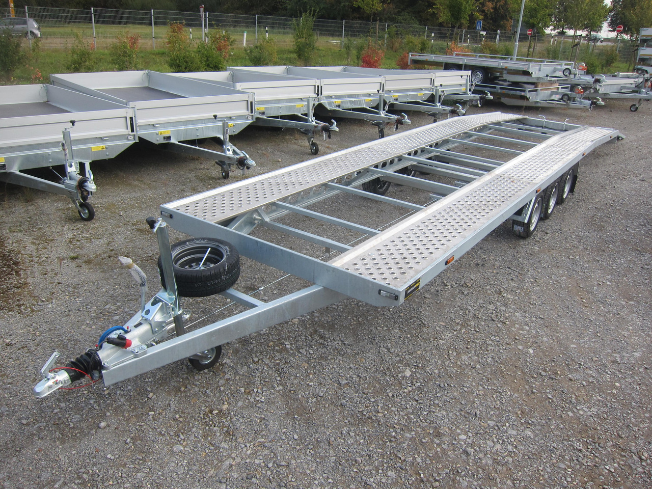 Cartrailer 3500 easyload knicklader 805x205cm Tridem 13" 3500kg für 2 PKW - Araba taşıyıcı römork: fotoğraf 1 Cartrailer 3500 easyload knicklader 805x205cm Tridem 13" 3500kg für 2 PKW - Araba taşıyıcı römork: fotoğraf 1