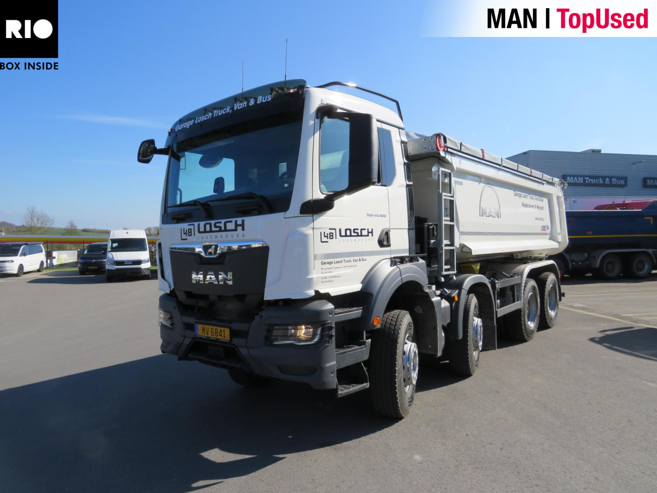 MAN TGS 41.480 8x4 BB CH Schmitz Muldenkipper Retarder - Damperli kamyon: fotoğraf 1 MAN TGS 41.480 8x4 BB CH Schmitz Muldenkipper Retarder - Damperli kamyon: fotoğraf 1