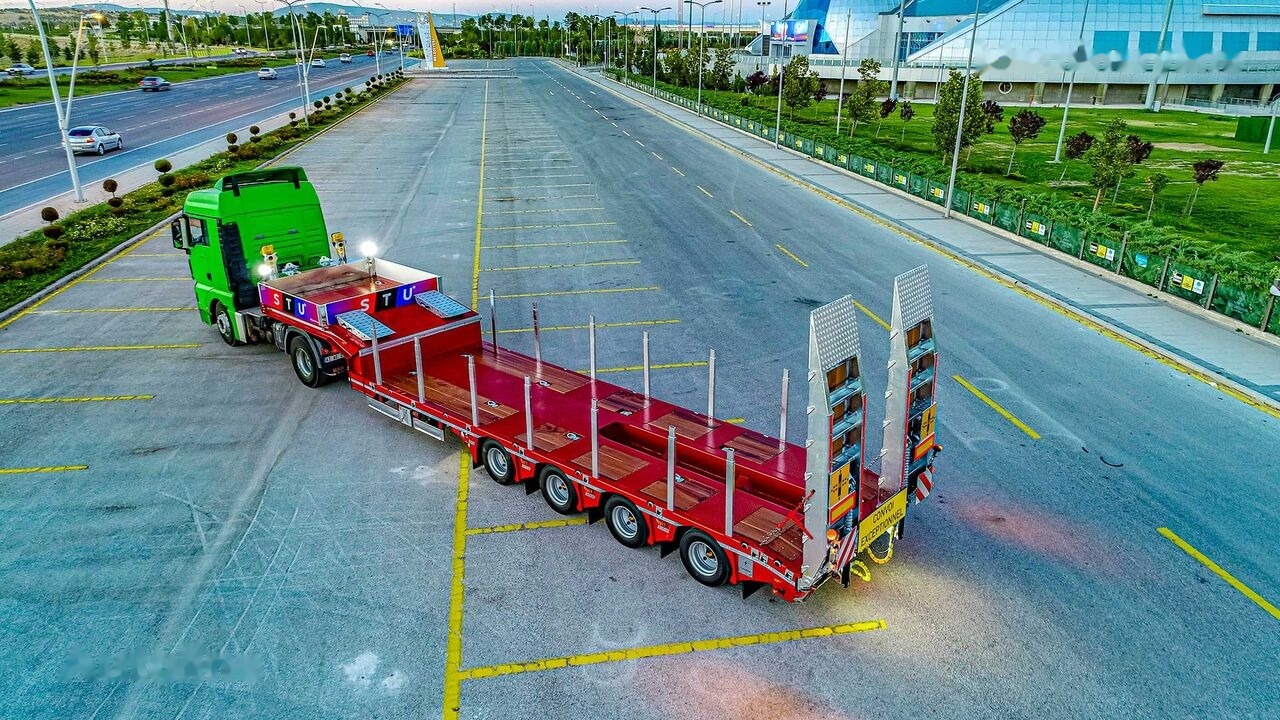STU 4 Axle Extendable Lowbed Trailer - Alçak çerçeveli platform dorse: fotoğraf 2 STU 4 Axle Extendable Lowbed Trailer - Alçak çerçeveli platform dorse: fotoğraf 2