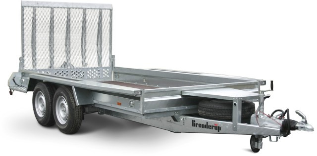 Brenderup Baumaschinentransporter MT3080STB 3000, 3,0 to. 308x152mm - İş makinası römorku: fotoğraf 1 Brenderup Baumaschinentransporter MT3080STB 3000, 3,0 to. 308x152mm - İş makinası römorku: fotoğraf 1