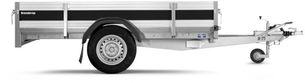 Brenderup Tieflader 2260AUB750 Alu, 0,75 to. 2580x1280x400mm - Otomobil römorku: fotoğraf 3 Brenderup Tieflader 2260AUB750 Alu, 0,75 to. 2580x1280x400mm - Otomobil römorku: fotoğraf 3