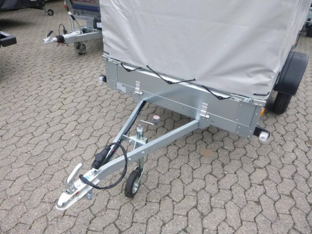 Brenderup Tieflader 2270SUB750 Stahl, 0,75 to. 2700x1300x270mm mit Hochplane 105 cm Lichte Höhe - Otomobil römorku: fotoğraf 2 Brenderup Tieflader 2270SUB750 Stahl, 0,75 to. 2700x1300x270mm mit Hochplane 105 cm Lichte Höhe - Otomobil römorku: fotoğraf 2