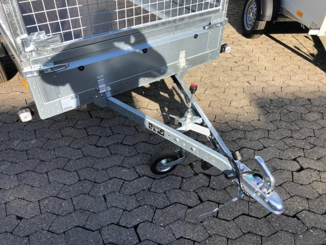 Brenderup Tieflader 2270SUB750 Stahl, 0,75 to. 2700x1300x270mm mit Laubgitter 80 cm - Otomobil römorku: fotoğraf 2 Brenderup Tieflader 2270SUB750 Stahl, 0,75 to. 2700x1300x270mm mit Laubgitter 80 cm - Otomobil römorku: fotoğraf 2