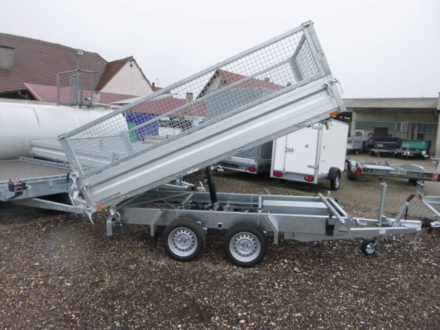 Humbaur 3-Seitenkipper HTK 3500.31 Alu, mit Laubgitteraufsatz - Damperli römork: fotoğraf 2 Humbaur 3-Seitenkipper HTK 3500.31 Alu, mit Laubgitteraufsatz - Damperli römork: fotoğraf 2