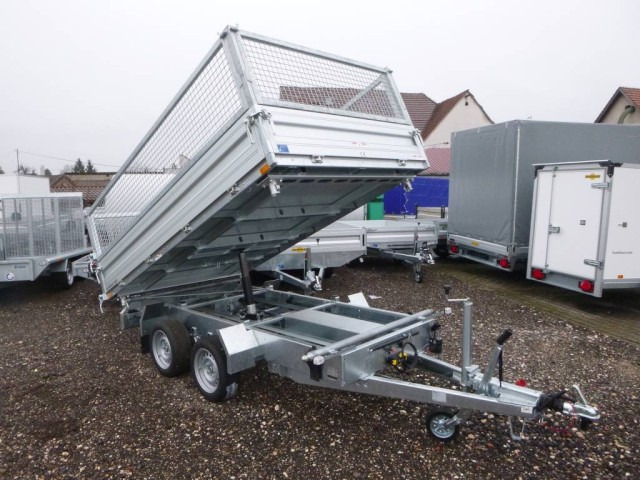 Humbaur 3-Seitenkipper HTK 3500.31 Alu, mit Laubgitteraufsatz - Damperli römork: fotoğraf 1 Humbaur 3-Seitenkipper HTK 3500.31 Alu, mit Laubgitteraufsatz - Damperli römork: fotoğraf 1