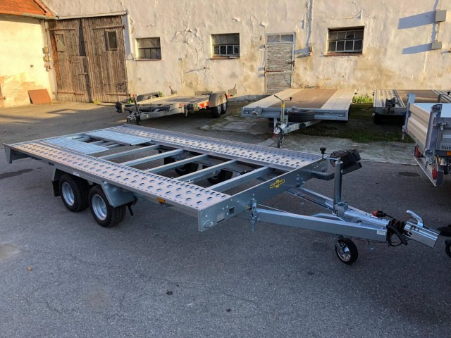 Humbaur Autotransportanhänger FTK 274022, 4000 x 2140 x 50 mm, 2,7 to. - Araba taşıyıcı römork: fotoğraf 1 Humbaur Autotransportanhänger FTK 274022, 4000 x 2140 x 50 mm, 2,7 to. - Araba taşıyıcı römork: fotoğraf 1