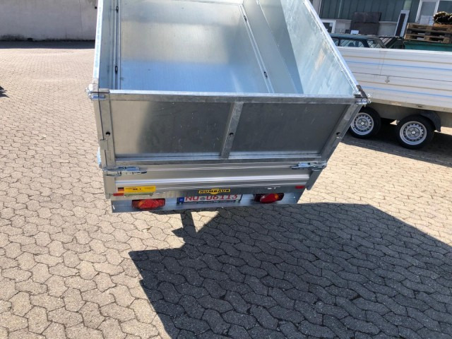 Humbaur HUK 152715 Heckkipper Blechaufsatz 1,5 t. 2680 x 1500 x 300mm - Damperli römork: fotoğraf 3 Humbaur HUK 152715 Heckkipper Blechaufsatz 1,5 t. 2680 x 1500 x 300mm - Damperli römork: fotoğraf 3