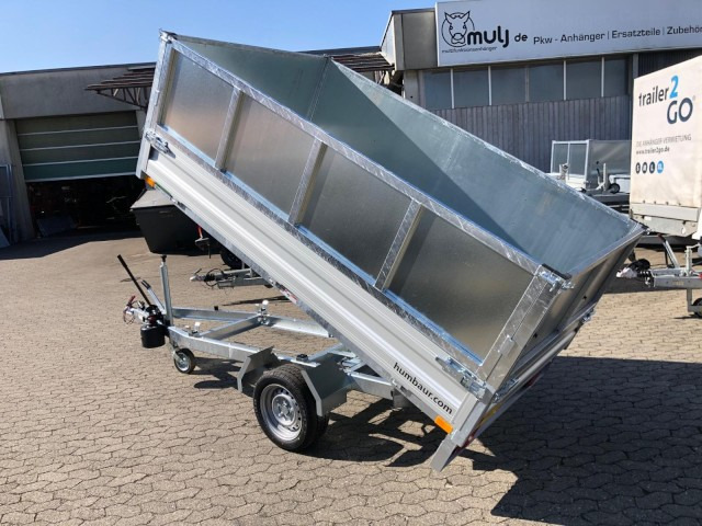 Humbaur HUK 182715 Heckkipper Blechaufsatz 1,8 t. 2680 x 1500 x 300mm - Damperli römork: fotoğraf 1 Humbaur HUK 182715 Heckkipper Blechaufsatz 1,8 t. 2680 x 1500 x 300mm - Damperli römork: fotoğraf 1