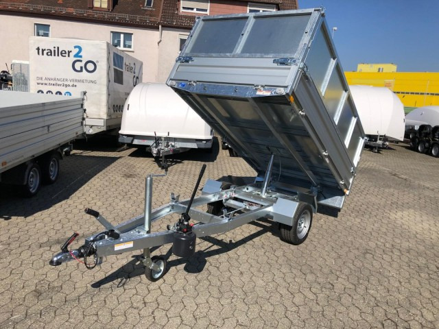 Humbaur HUK 182715 Heckkipper Blechaufsatz 1,8 t. 2680 x 1500 x 300mm - Damperli römork: fotoğraf 5 Humbaur HUK 182715 Heckkipper Blechaufsatz 1,8 t. 2680 x 1500 x 300mm - Damperli römork: fotoğraf 5