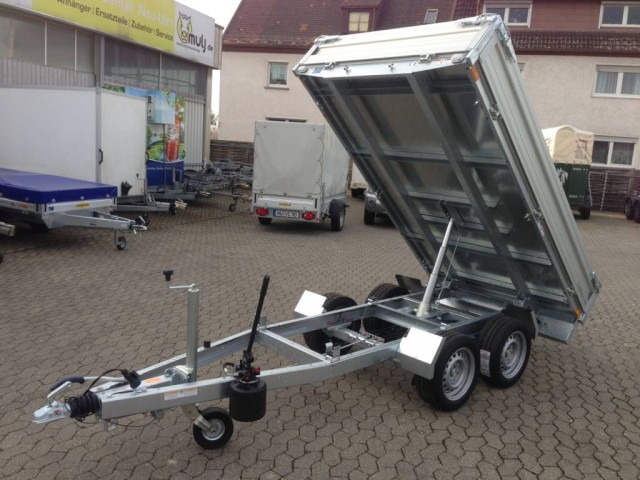 Humbaur HUK 272715 Heckkipper 2,7 t. 2680 x 1500 x 300mm - Damperli römork: fotoğraf 1 Humbaur HUK 272715 Heckkipper 2,7 t. 2680 x 1500 x 300mm - Damperli römork: fotoğraf 1