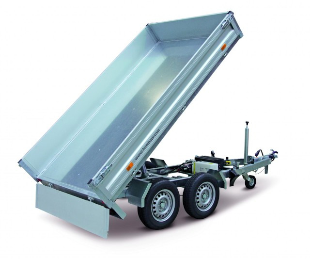 Humbaur HUK 272715 Heckkipper 2,7 t. E-Pumpe 2680 x 1500 x 300mm - Damperli römork: fotoğraf 2 Humbaur HUK 272715 Heckkipper 2,7 t. E-Pumpe 2680 x 1500 x 300mm - Damperli römork: fotoğraf 2
