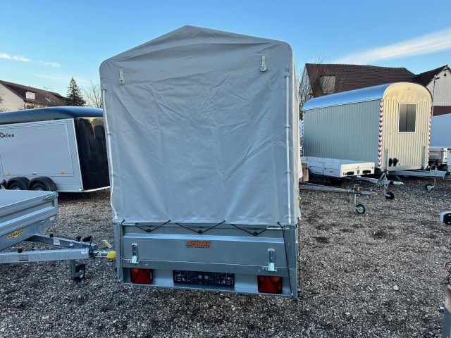 Neptun GN124, N7-263 KPS, 750 kg 2630 x 1450 x 400 mm, mit Hochplane 160 cm - Otomobil römorku: fotoğraf 4 Neptun GN124, N7-263 KPS, 750 kg 2630 x 1450 x 400 mm, mit Hochplane 160 cm - Otomobil römorku: fotoğraf 4