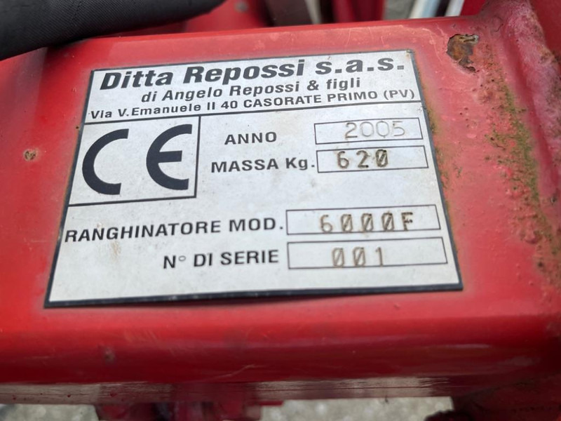 Repossi 600 F - Ot toplama tırmığı: fotoğraf 4 Repossi 600 F - Ot toplama tırmığı: fotoğraf 4