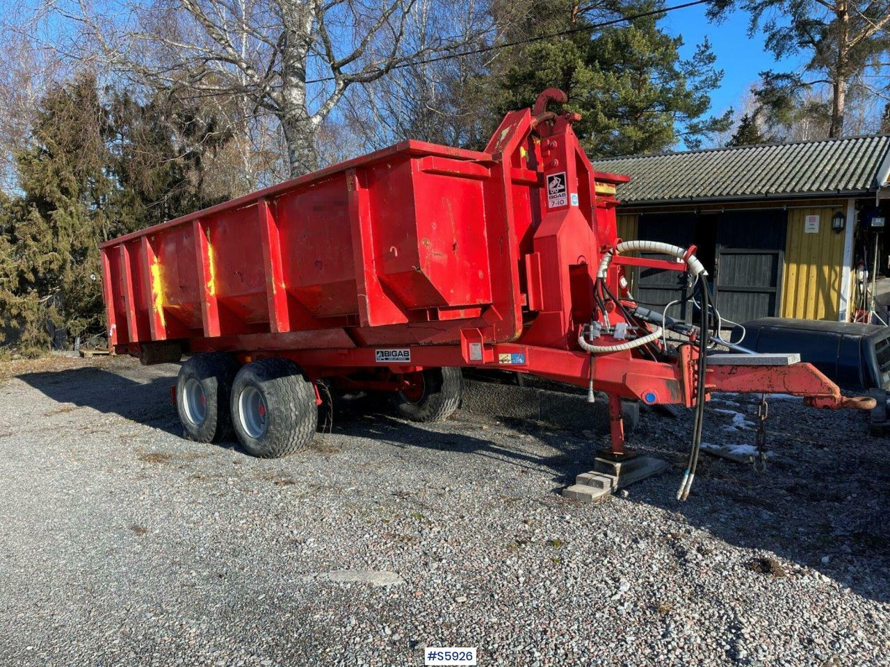 Bigab 7-10 hook truck trailer with flat - Kancali yükleyici/ Hidrolift römork: fotoğraf 3 Bigab 7-10 hook truck trailer with flat - Kancali yükleyici/ Hidrolift römork: fotoğraf 3