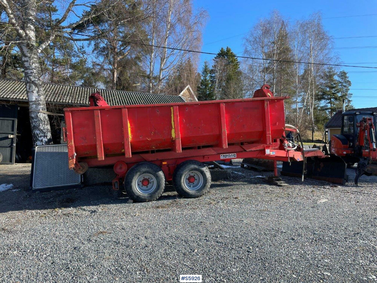 Bigab 7-10 hook truck trailer with flat - Kancali yükleyici/ Hidrolift römork: fotoğraf 4 Bigab 7-10 hook truck trailer with flat - Kancali yükleyici/ Hidrolift römork: fotoğraf 4