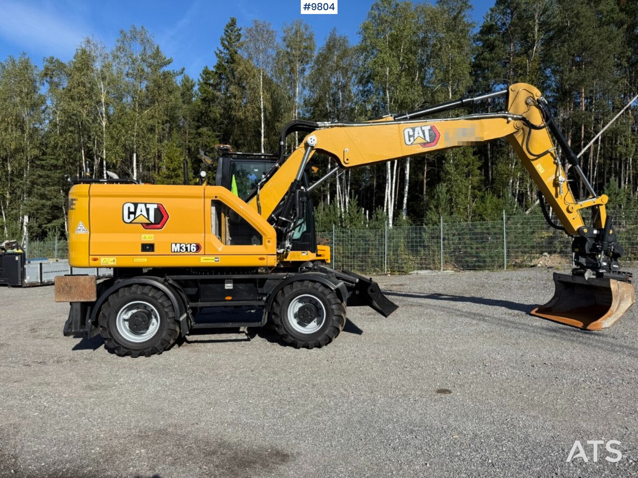 CAT M316 wheel excavator with tiltrotator, 3D excavation system, and grader bucket - Tekerlekli ekskavatör: fotoğraf 2 CAT M316 wheel excavator with tiltrotator, 3D excavation system, and grader bucket - Tekerlekli ekskavatör: fotoğraf 2