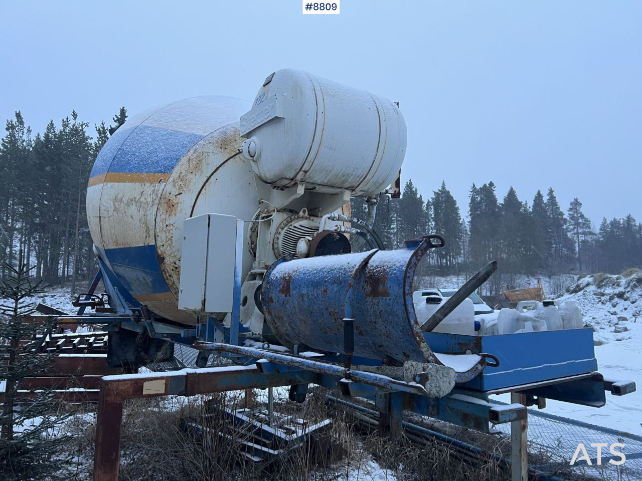 Concrete rotator 6 m3 with Laxo attachment - Karıştırma tamburu: fotoğraf 3 Concrete rotator 6 m3 with Laxo attachment - Karıştırma tamburu: fotoğraf 3