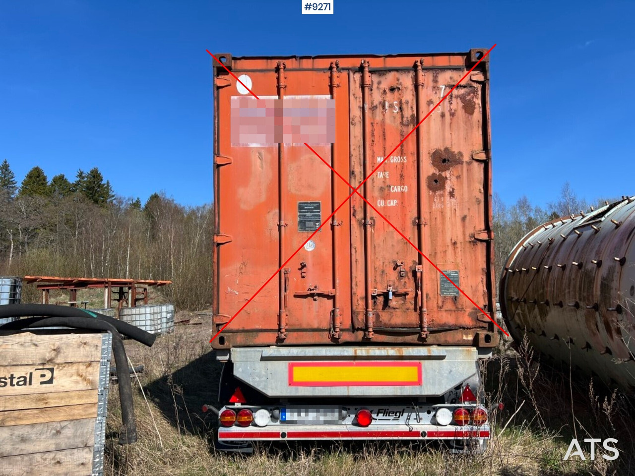 Container trailer- FLIEGL - Konteynır taşıyıcı/ Yedek karoser dorse: fotoğraf 3 Container trailer- FLIEGL - Konteynır taşıyıcı/ Yedek karoser dorse: fotoğraf 3