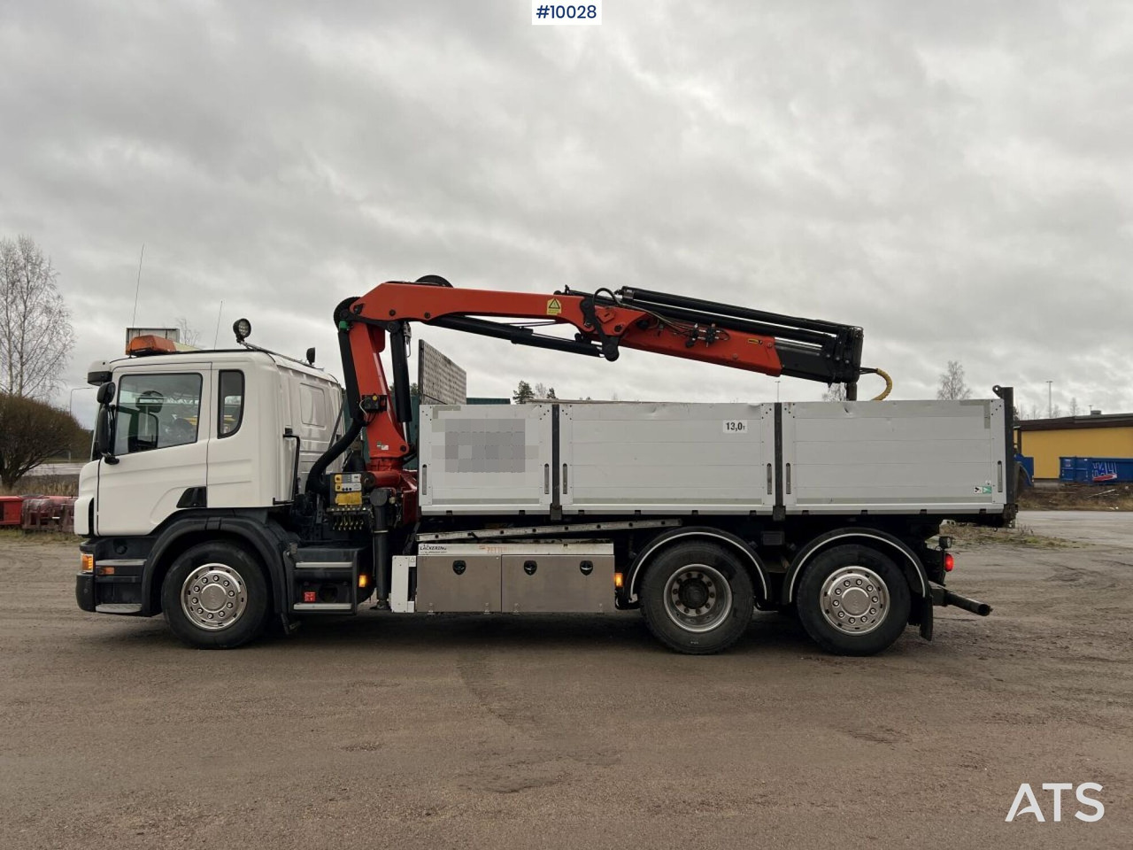 Scania P360 Crane truck/Dump truck - Palfinger 18002 - Diğer araçlar: fotoğraf 1 Scania P360 Crane truck/Dump truck - Palfinger 18002 - Diğer araçlar: fotoğraf 1