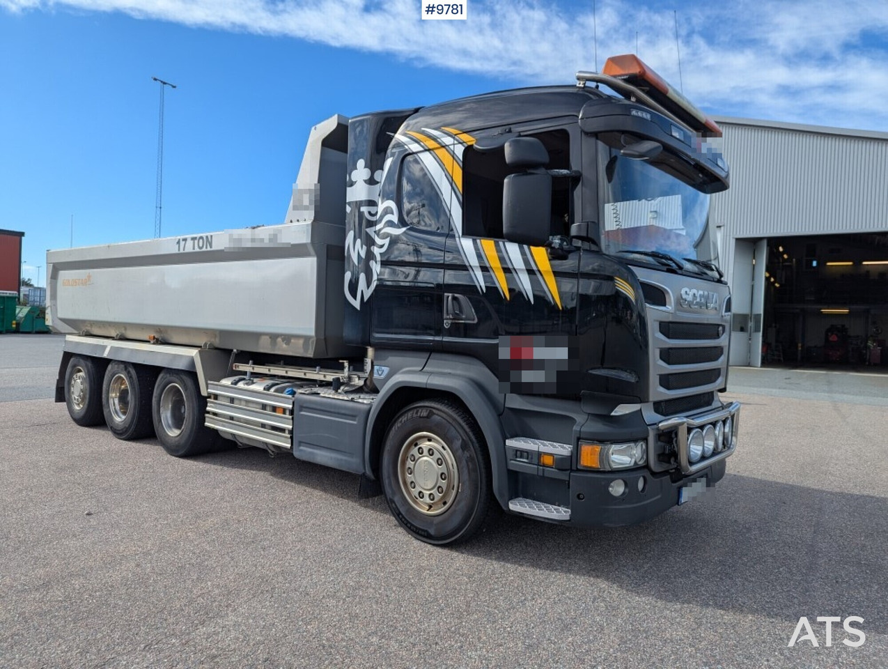 Dump truck Scania R520 8X4 - Damperli kamyon: fotoğraf 2 Dump truck Scania R520 8X4 - Damperli kamyon: fotoğraf 2