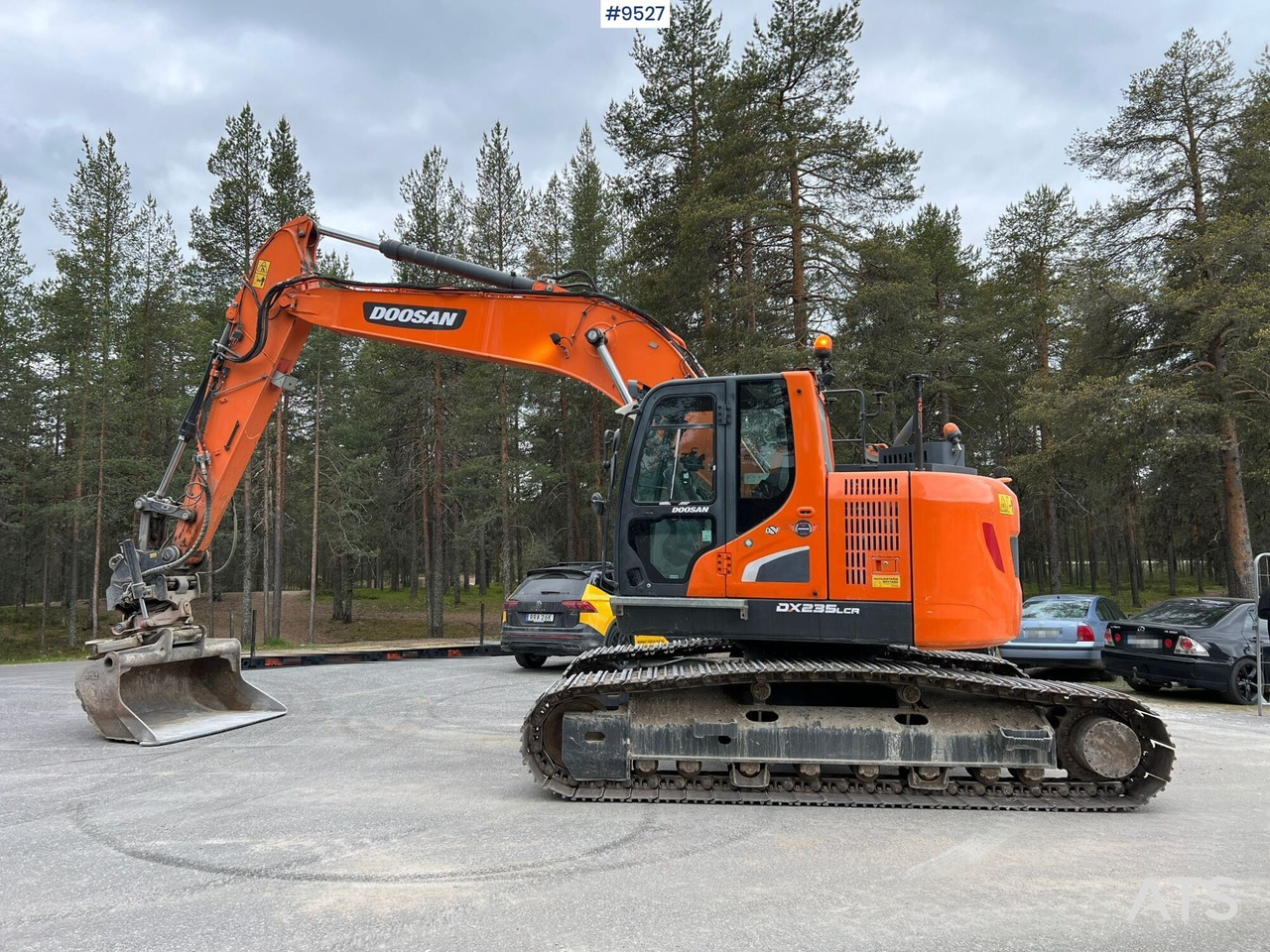 Paletli ekskavatör Excavator Doosan DX235 LCR-5 with excavator system (SEE VIDEO): fotoğraf 10